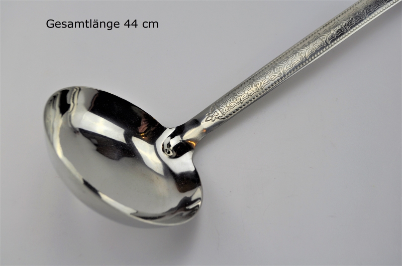 Suppenkelle Aus 316L Edelstahl, 30,5 Cm – Mit Umlenkanschluss, Spülmaschinenfest & Hitzebeständig, Ideal Für Suppe & Soßen